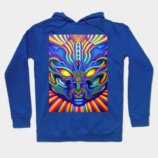 Dosed in the Machine (18) - Trippy Psychedelic Art Hoodie